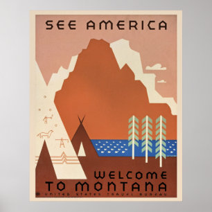 Willkommen in Montana Poster