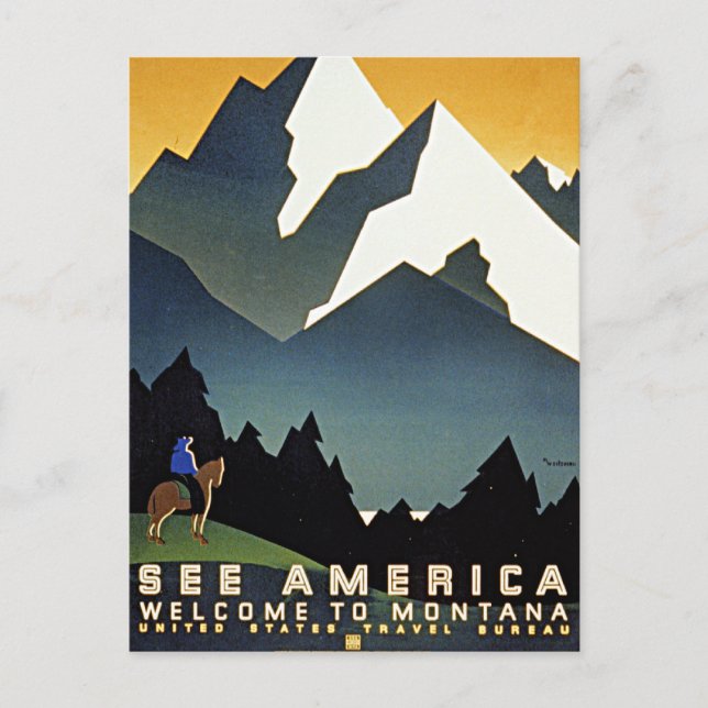 Willkommen in Montana, Postkarte (Vorderseite)