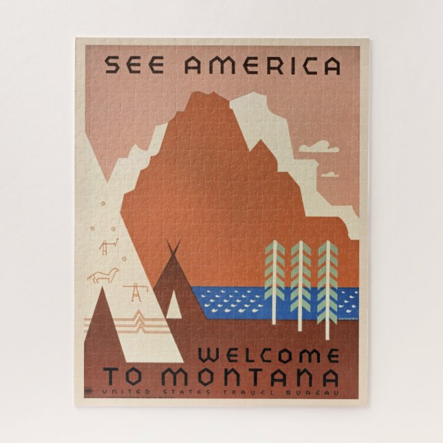 Willkommen in Montana Puzzle (Vertikal)
