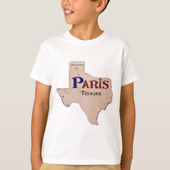 Willkommen in Paris, Texas T-Shirt (Vorderseite)