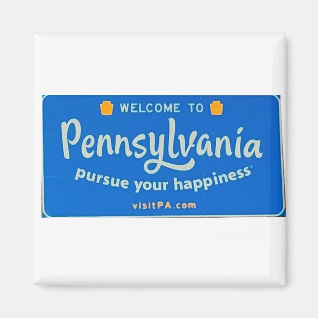 Willkommen in Pennsylvania Magnet (Vorne)
