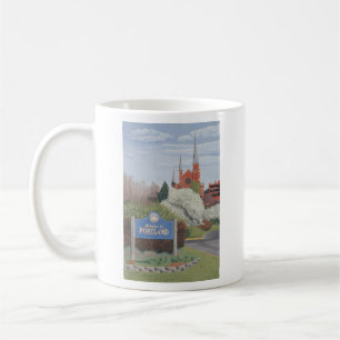 Willkommen in Portland, Maine Kaffeetasse