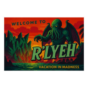 Willkommen in R’lyeh - Urlaub im Wahnsinn Poster