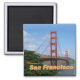 Willkommen in San Francisco - Golden Gate Bridge Magnet (Vorne)