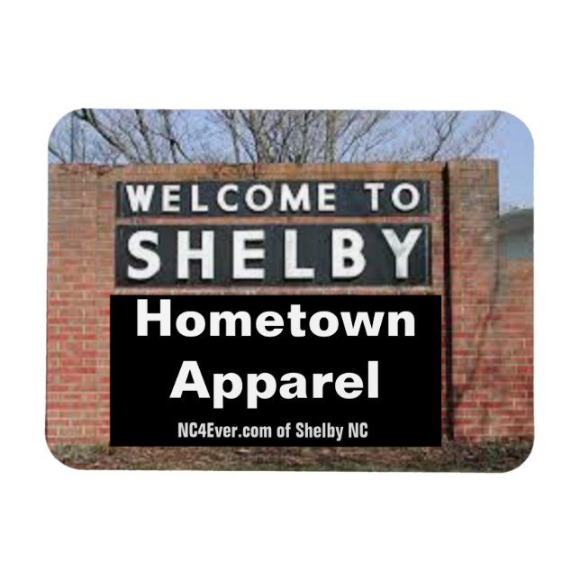 WILLKOMMEN IN SHELBY Heimat Bekleidung Magnet (Horizontal)