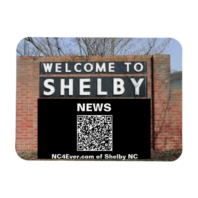 WILLKOMMEN IN SHELBY NEWS Flexibel Magnet (Horizontal)