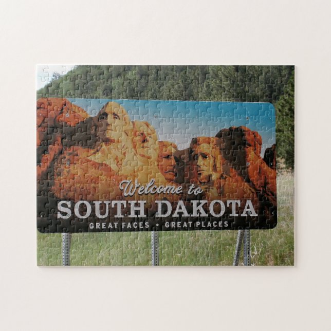 Willkommen in South Dakota. Puzzle (Horizontal)