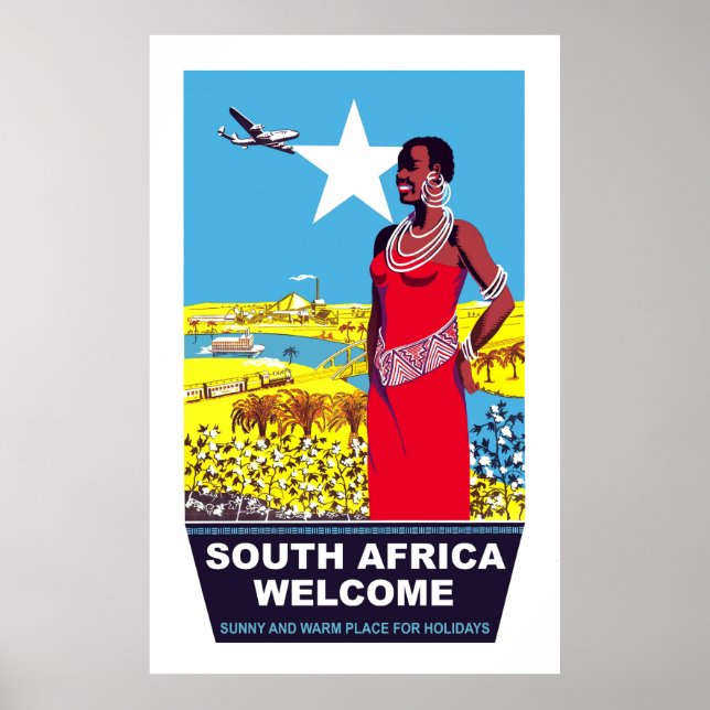 Willkommen in Südafrika Poster (Vorne)