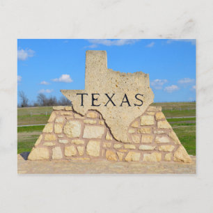 Willkommen in Texas Postkarte