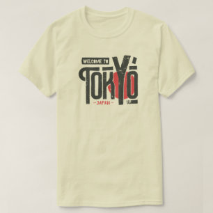 Willkommen in Tokio Japan Retro Vintage Obscur T-Shirt