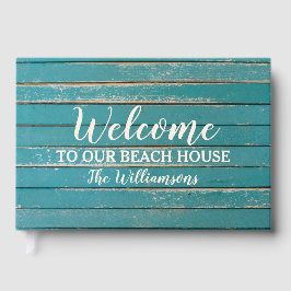 Willkommen in unserem Beach Lake House Rustikales  Gästebuch
