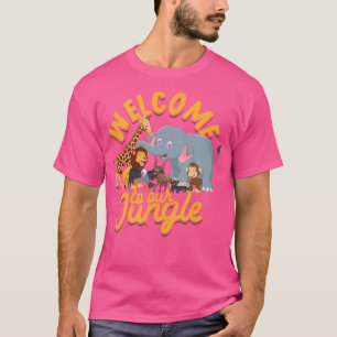 Willkommen in unserem Dschungel - Safari und Zoo C T-Shirt