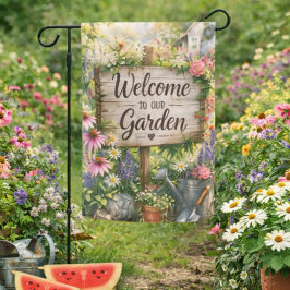 Willkommen in unserem Gartenflagge • Florale Outdo