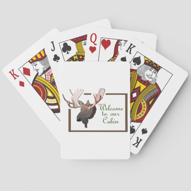 Willkommen in unserem Haus Spielkarten (Rückseite)