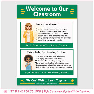 Willkommen in unserem Klassenlehrer-Ankerdiagramm Poster