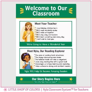 Willkommen in unserem Klassenlehrer-Ankerdiagramm Poster