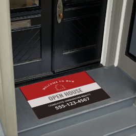 Willkommen in unserem Open House Custom Fußmatte