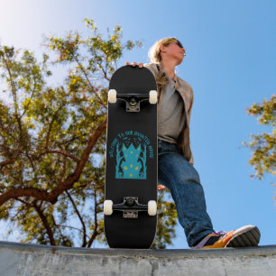 WILLKOMMEN IN UNSEREM SPUK HAUS lustige halloween Skateboard