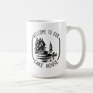 Willkommen in unserer Lake House Tasse