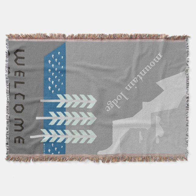 Willkommen in unserer Mountain Hütte Hunting Lodge Decke (Vorderseite)