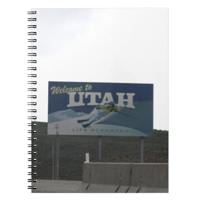 Willkommen in Utah Notizblock (Vorderseite)