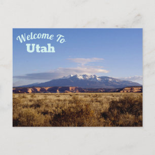 Willkommen in Utah Postkarte