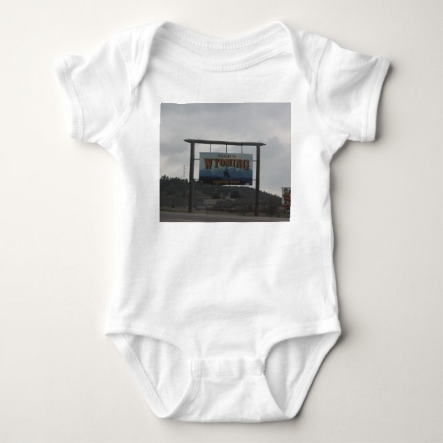 Willkommen in Wyoming Baby Strampler (Vorderseite)