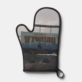 Willkommen in Wyoming Ofenhandschuh