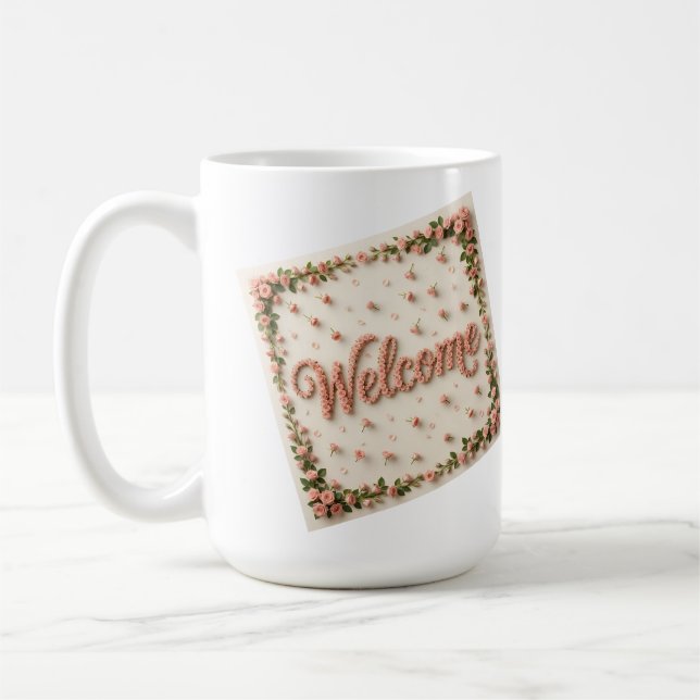 Willkommen Kaffeetasse (Links)