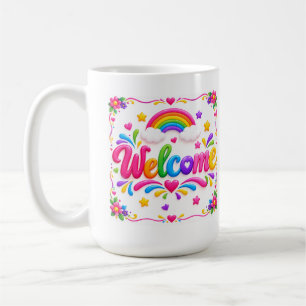 Willkommen kaffeetasse