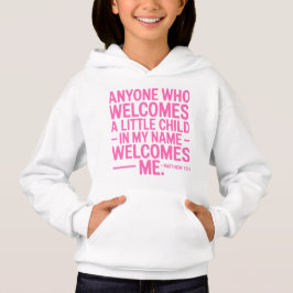 Willkommen Kinder Cozy Hoodie Design