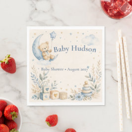 Willkommen kleiner Sohn Baby Shower Lunch Serviett Serviette