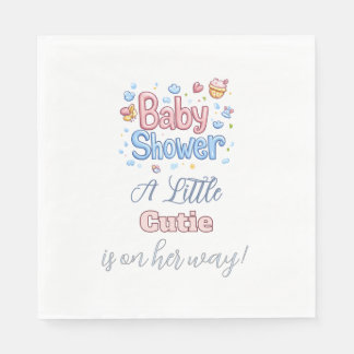 Willkommen Kleines Baby Shower Servietten