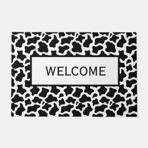 Willkommen Kuh Doormat Fußmatte