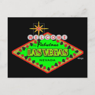 Willkommen, Las Vegas, Nevada Postkarte