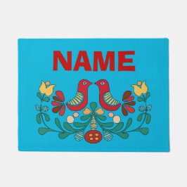 Willkommen Mat, willkommen Vögel. Name Doormat hin Fußmatte