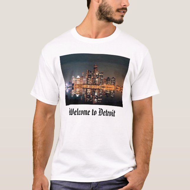 Willkommen nach Detroit T-Shirt (Vorderseite)
