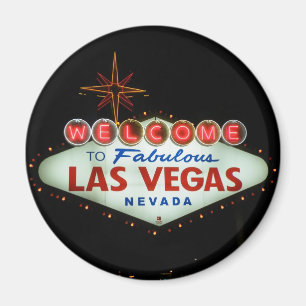 Willkommen nach fabelhaftes Las Vegas - Nevada Magnet