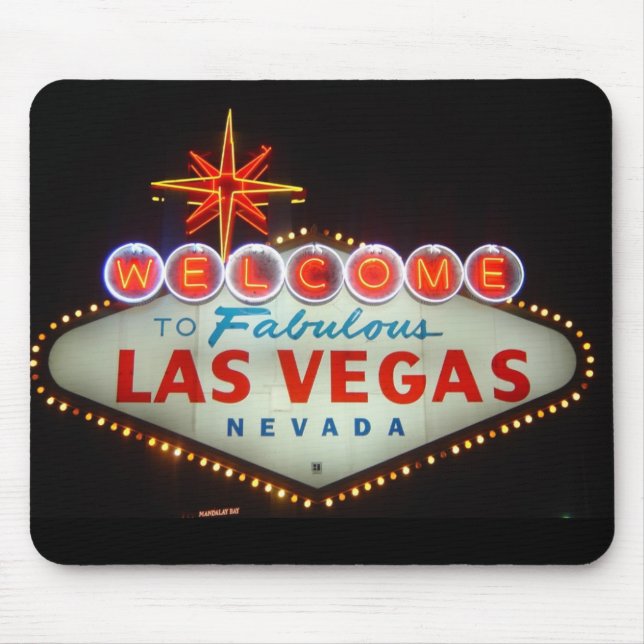 Willkommen nach Las Vegas Mousepad (Vorne)