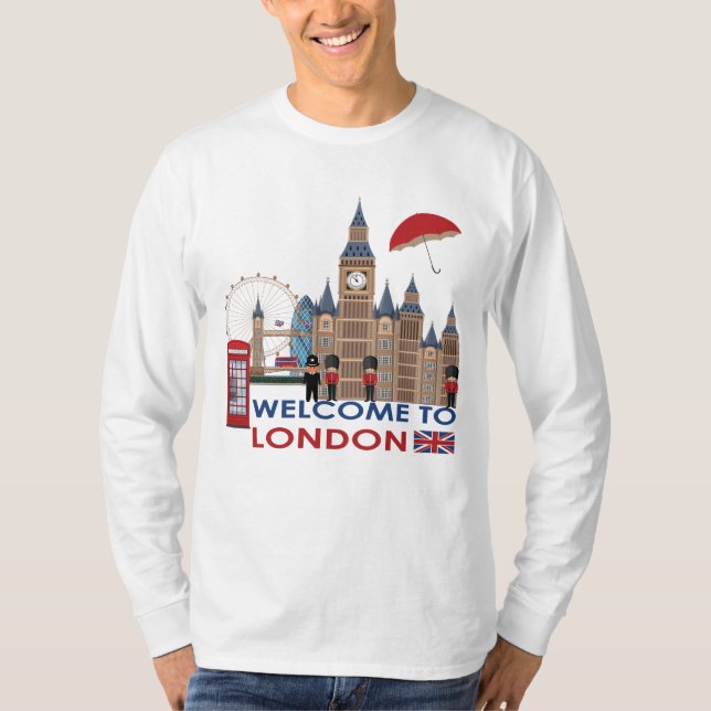 Willkommen nach London T-Shirt (Vorderseite)