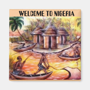 WILLKOMMEN NACH NIGERIA MAGNET