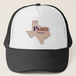 Willkommen nach Paris, Texas Truckerkappe