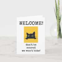 Willkommen neuer Mitarbeiter, Funny Card
