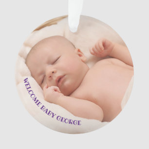 Willkommen neues Baby Ornament