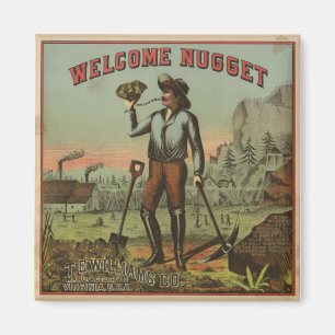 Willkommen Nugget-1904 Magnet