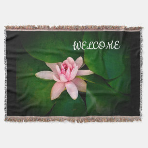 Willkommen, Pink Lotus Blume Decke