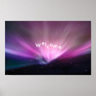 willkommen poster