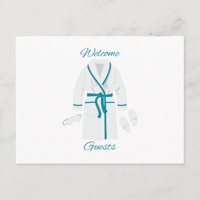 Willkommen Postkarte (Vorderseite)