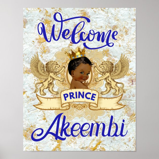Willkommen Royal African Prince Poster (Vorne)
