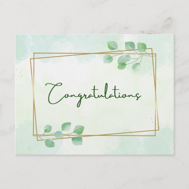 Willkommen schön postkarte (Vorderseite)